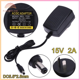 DC15V 2A อะแดปเตอร์ AC 100V-240V ไป DC 15V Converter อะแดปเตอร์จ่ายไฟ