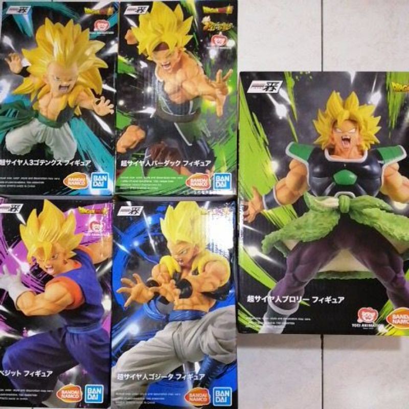 Banpresto Dragonball Ichibansho Rising Fighters Super Saiyan SS3 Gotenks Bardock Gogeta Vegetto Brol