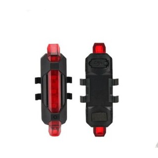 ไฟท้ายจักรยานRAPID X สีแดง (USB)