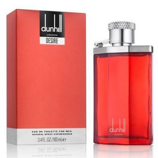 น้ำหอมดันฮิลสีแดง แนวโรแมนติค อบอุ่นน่าซุก น่าซบ น่ากอด น่าคลอเคลีใกล้ๆ Dunhill London Desire Red EDT 100 ml.(กล่องซีล)