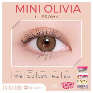 Olivia L-Brown TATOTO Contact Lenses