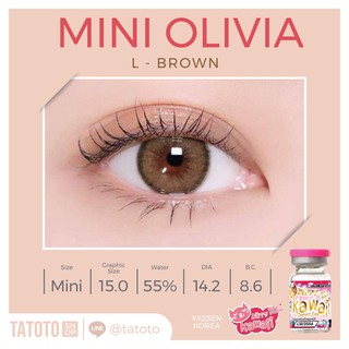 Olivia L-Brown TATOTO Contact Lenses