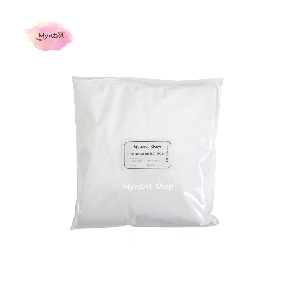 Titanium Dioxide - TD (Australia) ไททาเนียมไดออกไซด์ 500 g.(Cosmetic Grade)