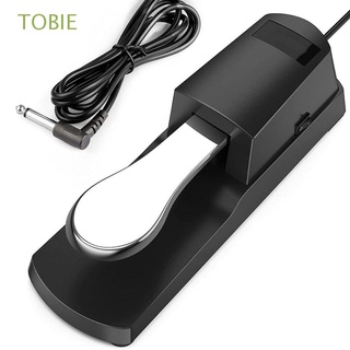 Tobie Universal Sustain Pedal แป้นเหยียบคีย์บอร์ดเปียโนไฟฟ้าทนทานสําหรับเปียโนไฟฟ้าสีดําหลากสี