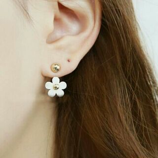 ต่างหูแฟชั่น ลายดอกเดซี่ น่ารัก