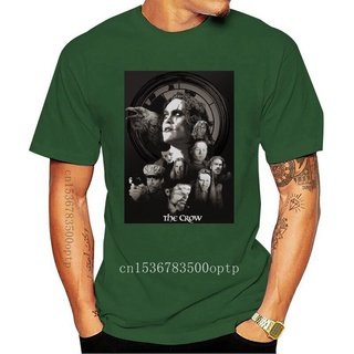 เสื้อยืด พิมพ์ลายภาพยนตร์ THE CROW 100% สําหรับผู้ชายE0374 เสื้อยืด เสื้อท็อปส์S-5XL