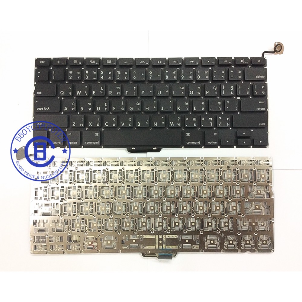 Macbook Keyboard คีย์บอร์ด MACBOOK PRO 13 A1278 ไทย-อังกฤษ