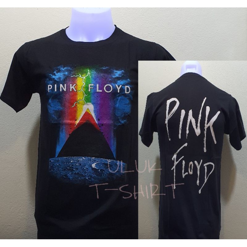 เสื้อยืด คอกลม วินเทจ วงดนตรี pink floyd cotton 100 percent
