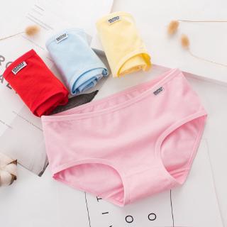 Jimei underwear, one piece of solid color plain cotton comfortable underwear, sweets