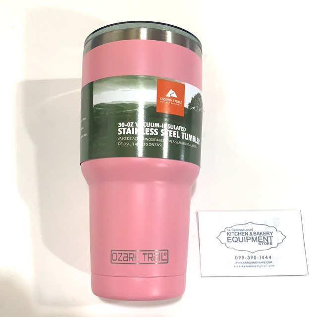 แก้วเก็บความเย็น-ร้อน  Ozark Trail ขนาด 30 OZ. Pink ของแท้