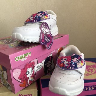 รองเท้านักเรียน รองเท้ากีฬาสีขาว Chappy PN-420 ลายPony