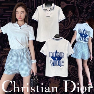 เสื้อแขนสั้นคอปก CHRISTIAN DIOR VIBE 2022SS