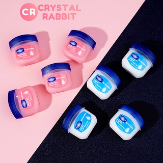 CRYSTAL RABBIT Mini Vaseline ลิปบาล์ม ลิปบำรุงริมฝีปาก วาสลีน 7g มินิ Lip Balm วาสลีนทาปาก ให้ความชุ่มชื้น ลิปแคร์