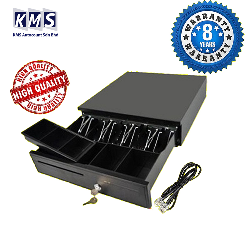 กล่องลงทะเบียนลิ้นชักเก็บเงินหนักสุดระบบ POS พร้อม TRAYS ขนาดใหญ่
