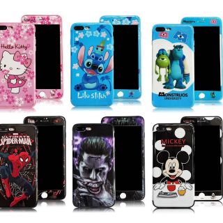 เคสลายการ์ตูน + ฟิล์มกระจก