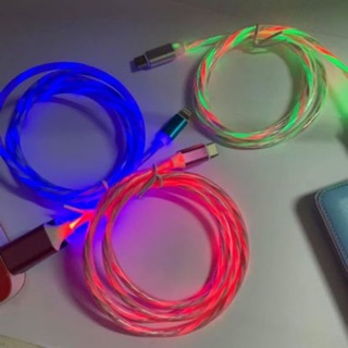 150เท่านั้น🔥🔥✅✅✅ ไฟ LED สายชาร์จ Micro USB ชาร์จสายสำหรับโทรศัพท์มือถือ ทุกรุ่น