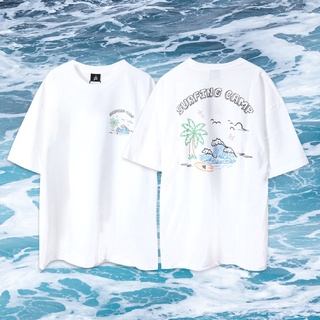 Urthe - เสื้อยืด รุ่น 🌊🌴 SURFING CAMP 🌊🌴  oversize SML