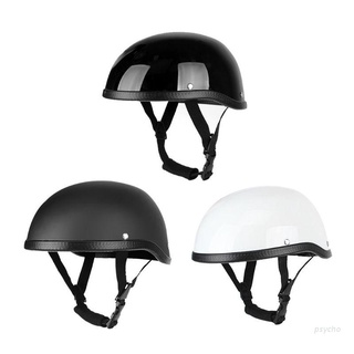 Psy Motorcycle Cap Helmet Vintage Half Face Helmets Retro Safety Hat Riding Head Protector