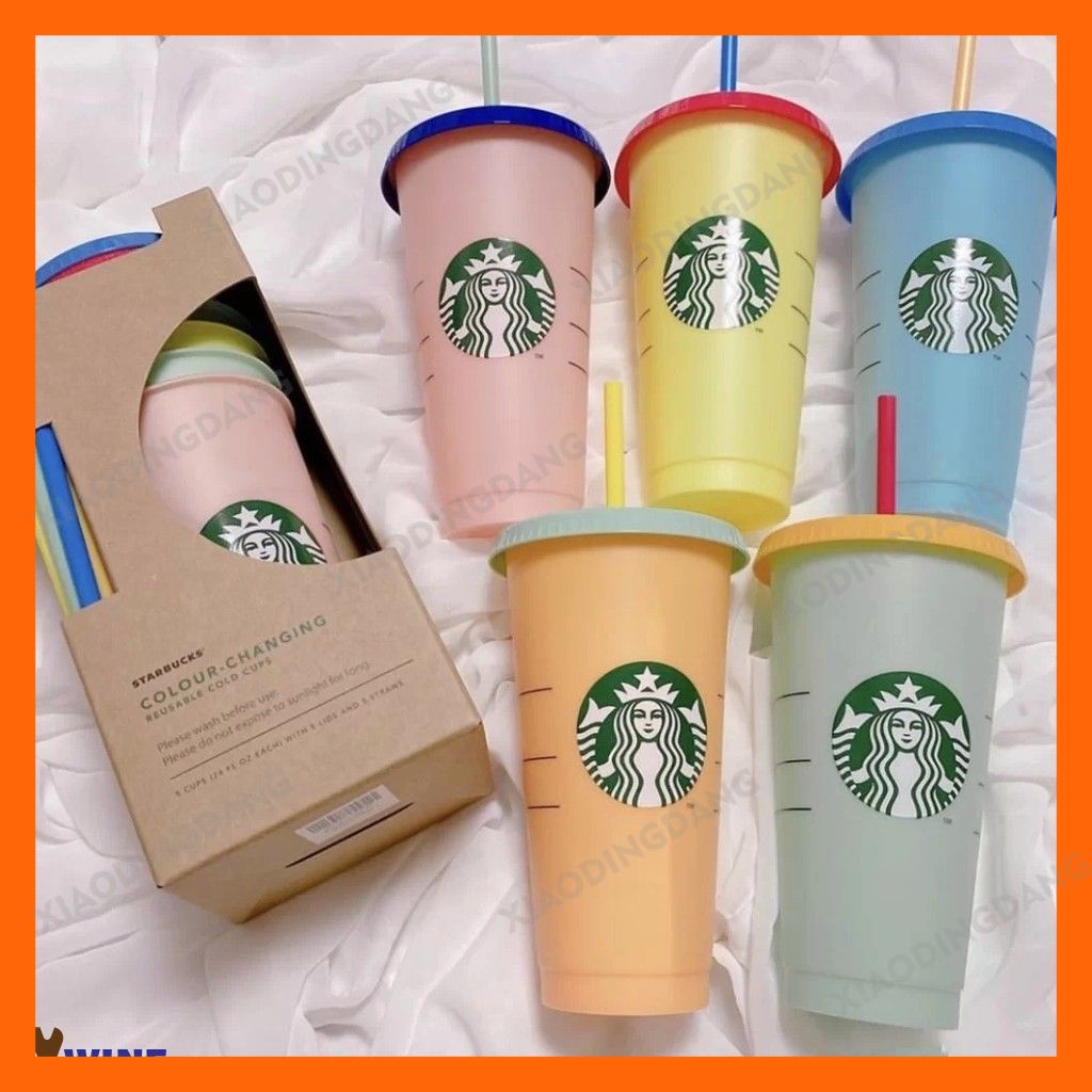 starbucks with color changing cups