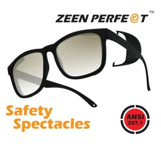 แว่นเซฟตี้ ZEEN PERFECT 92357 foldable & changable side-guard พับ-ถอดเปลี่ยนได้ ANSI Z87.1 USA s.d.