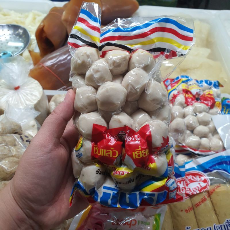 ลูกชิ้นหมูเอราวัณ ลูกชิ้นหมู 500 กรัม