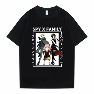 [S-5XL]เสื้อยืด พิมพ์ลายกราฟฟิค Spy X Family Anya Forger Yor Forger Loid Forger สไตล์ญี่ปุ่น แฟชั่นฮาราจูกุ สําหรับผู้ชา