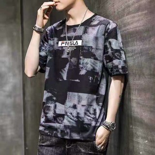 เสื้อ T-shirt ผู้ชายแบบวัยรุ่นมาใหม่พร้อมส่ง ผ้าดีใส่สบาย มี4สี