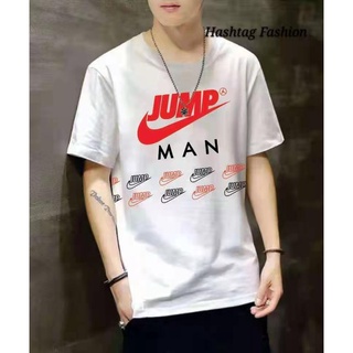 Unisex กระโดดฝ้ายของ Nike Tee คุณภาพสูง j_)
