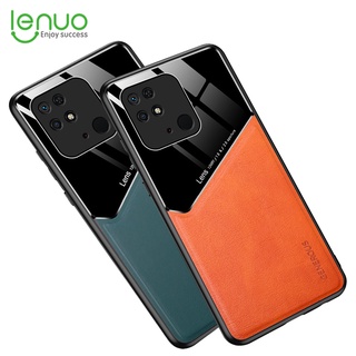 Lenuo เคสโทรศัพท์หนัง กันกระแทก หรูหรา สําหรับ Xiaomi Redmi 10C 2 in 1