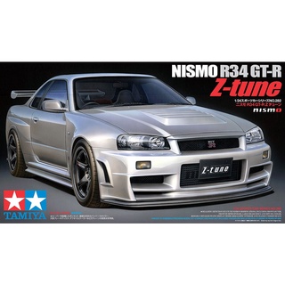 🏆 TAMIYA 24282 ชุดประกอบจำลองมาตราส่วน 1:24 NISMO R34 GT-R Z-Tune NISSAN SKYLINE โมเดลประกอบ ต้องไปสร้างและทำสีเอง