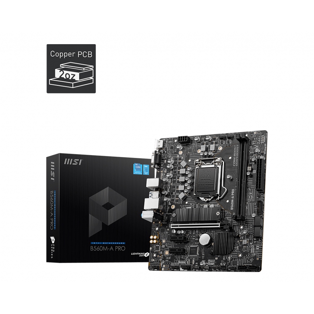 MSI B560M A PRO Intel LGA 1200 มือ 1 ประกัน 3 ปี เมนบอร์ด