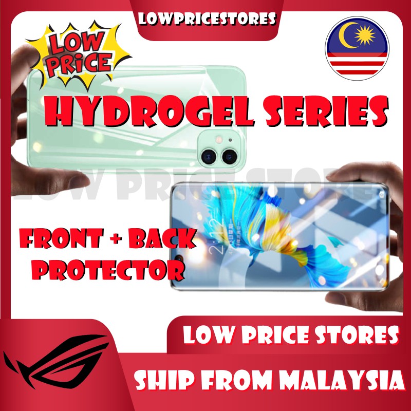 HYDROGEL Asus ROG Phone 5/ROG Phone 5 Pro/ROG Phone 3 (3 Strix)/ROG Phone 2/ROG Phone 1 Front + Back