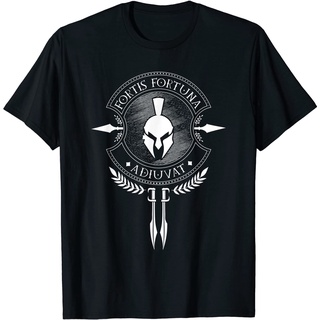 Fortis Fortuna Adiuvat - Latin เสื้อยืดแฟชั่นเกาหลี คุณภาพสูงS-5XL