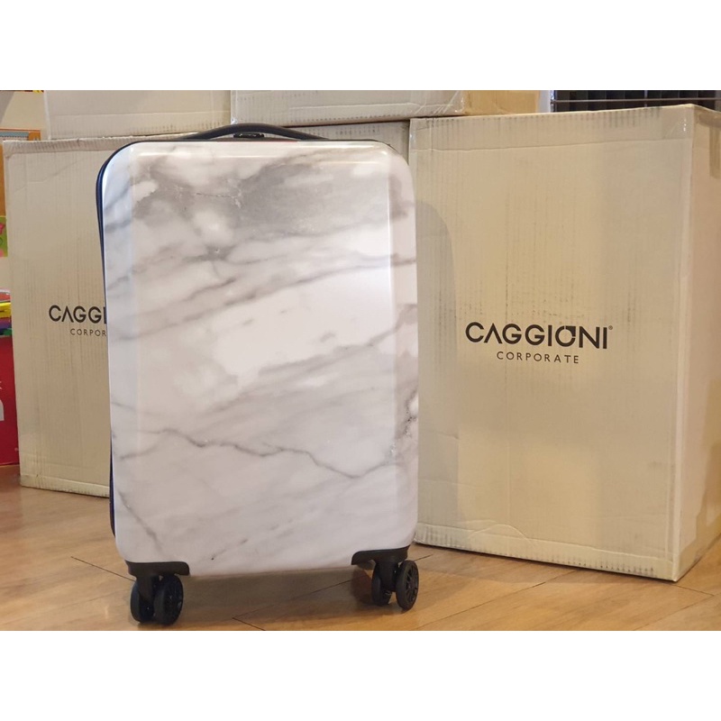 กระเป๋าเดินทาง Caggioni ขนาด 20 นิ้ว 4ล้อ ลายหินอ่อน