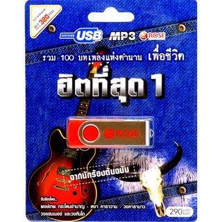 mp3 USB Flash Drive เพลงเพื่อชีวิต ฮิตที่สุด รวม 100 บทแห่งตำนาน จากนักร้องต้นฉบับ