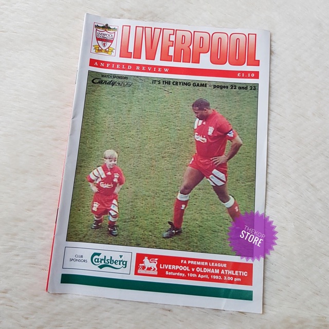 หนังสือแมทเดย์ Liverpool ปี 1993.