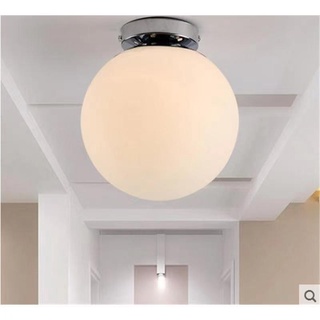 Glass spherical small wall lamp modern minimalist balcony aisle corridor lamp ball โคมไฟติดผนังทรงกลมแก้วเล็ก