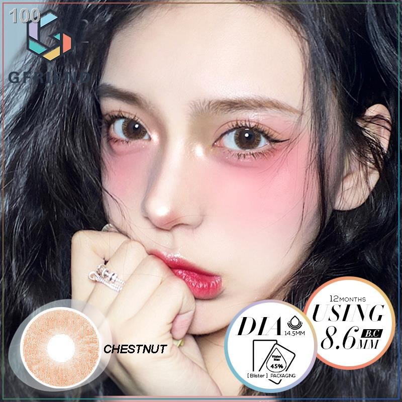 ✒Freshlady คอนแทคเลนส์ 1คู่ Lemon Seriers Color Contact Lenses Big eye MQ66a