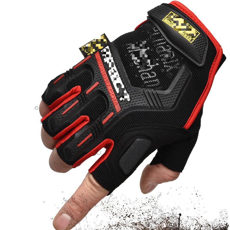 ของแท้ MECHANIX WEAR MPACT OPEN-FINGER MAGIC SPORTS GLOVES