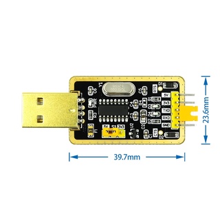 โมดูลอัพเกรด CH340 PL2303 CH340G RS232 เป็น TTL USB เป็นพอร์ตอนุกรม เก้าแปรง ขนาดเล็ก