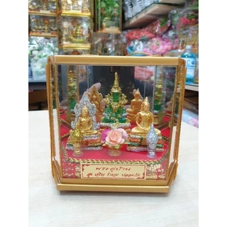 ตู้พระคู่บ้าน1" ตู้มงคลกระจก ชินราช พระแก้ว โสธร