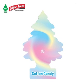 [ขายดี] Little Trees แผ่นน้ำหอมปรับอากาศ กลิ่น Cotton candy ขายดีอันดับ 1 ในอเมริกา (ของแท้)