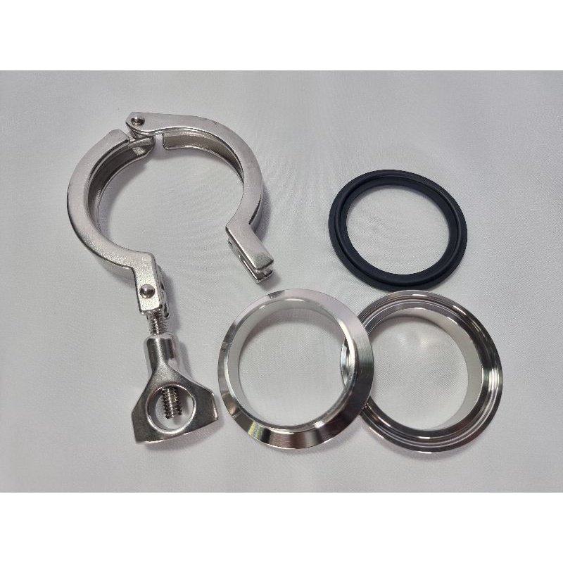 DIN FERRULE SET DN 40 GASKET SS316L