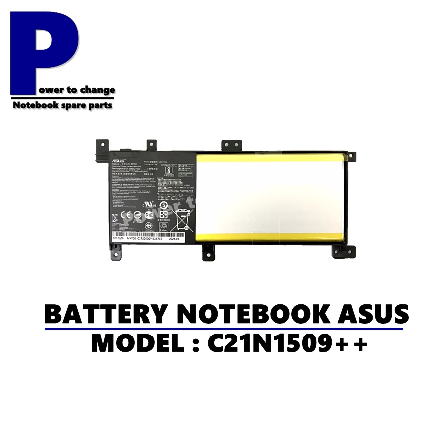 BATTERY NOTEBOOK ASUS C21N1509 K556 K556U X556UA X556UB X556UF X556UJ++ / แบตเตอรี่โน๊ตบุ๊คเอซุส (งา