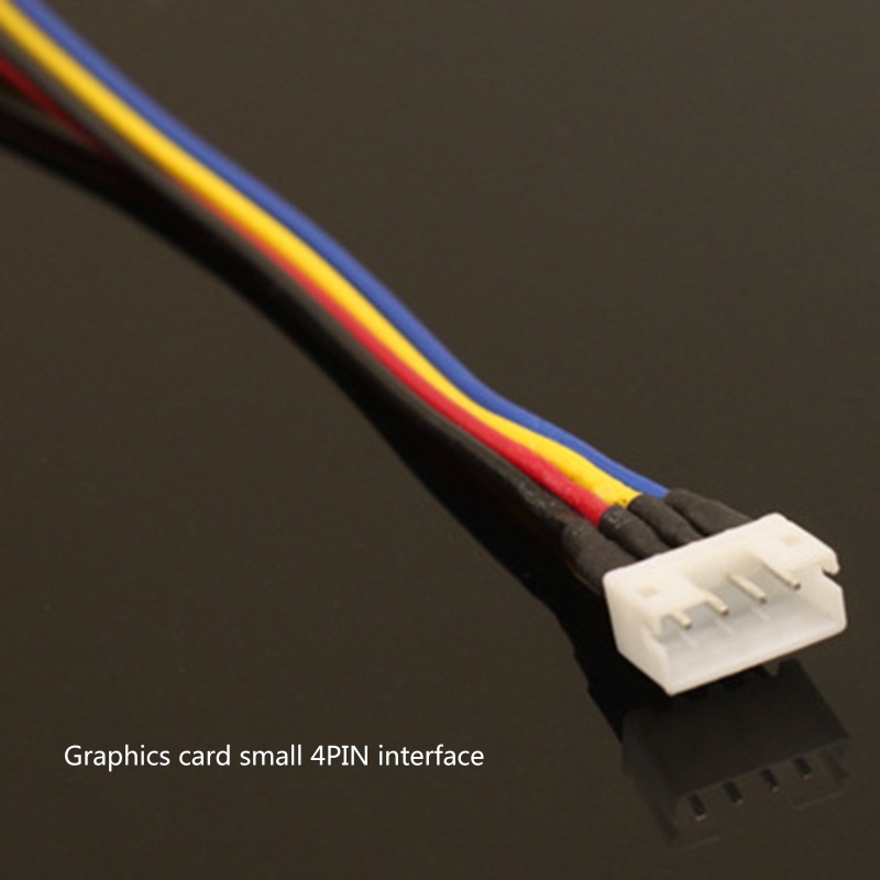 บ.น.ค.ศ.pwm GPU Fan Cable Mini 4 pin to Strandard 4 pin Extension Converter Cable