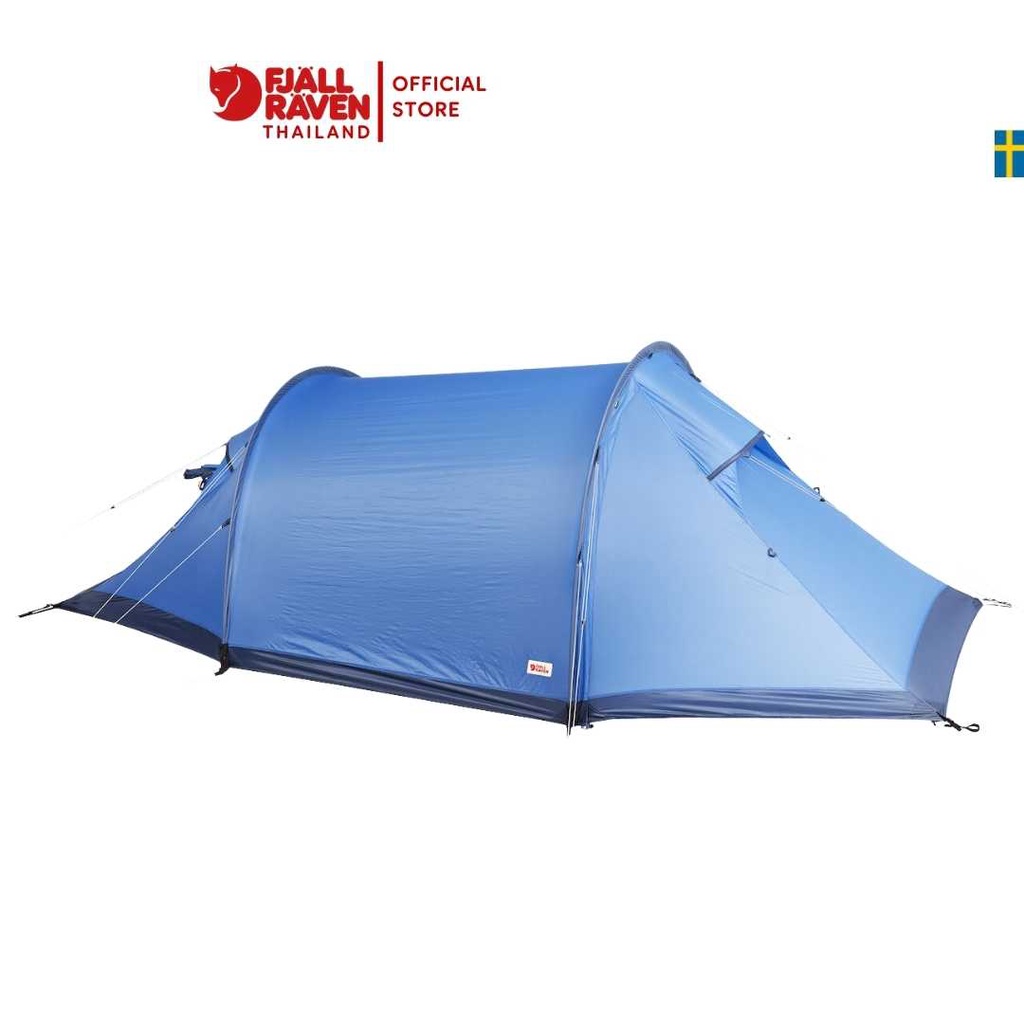 Fjallraven /Abisko Lite 3 Tent /เต็นท์อุโมงค์ น้ำหนักเบา กันน้ำ สำหรับตั้งแคมป์ สำหรับ 3 คน เต้นท์เดินป่า เต้นท์ตั้งแคมป์ Trekking Professional Camping Tent ไอเทมแคมป์ปิ้ง อุปกรณ์แค้มปิ้งเดินป่าคุณภาพสูง อุปกรณ์กางเต็นท์ แบรนด์สวีเดน
