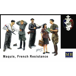 ฟิกเกอร์โมเดล Master Box Model 1/35 MB3551 Maquis, French Resistance