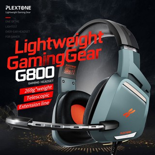 MY PLEXTONE G800 Gaming Headset Headphones Over-Ear Lightweight headsets with mic for PS4, PC, Mobile Phone Headset Game