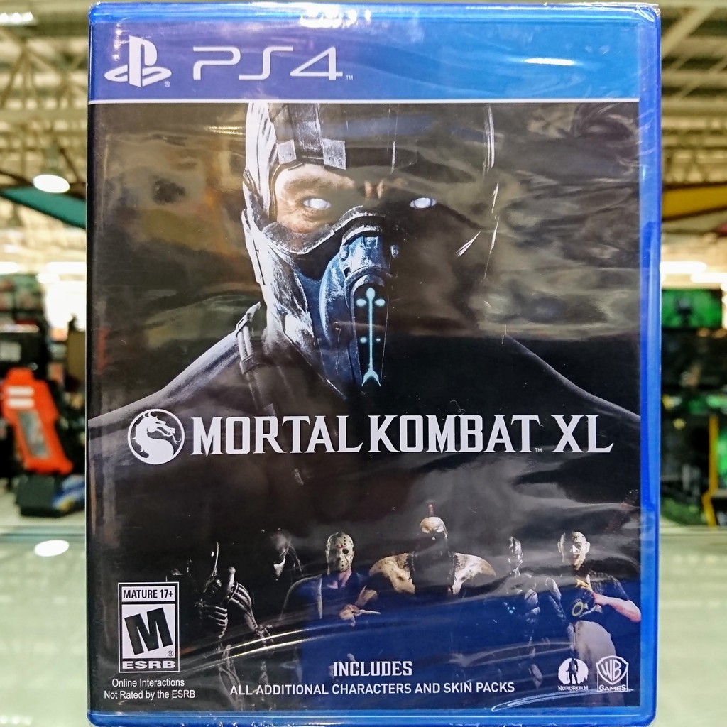 (ภาษาอังกฤษ) มือ1 Mortal Kombat XL แผ่นเกม PS4 แผ่นPS4 (Fighting ต่อสู้ เล่น2คนได้ Mortal Combat)