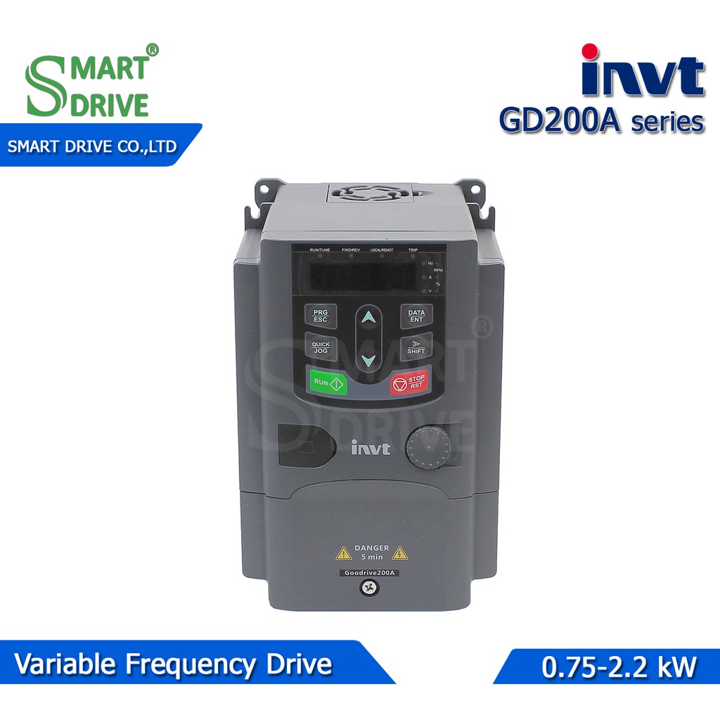 INVT GD200A Series 0.75-2.2KW 3Phase 380V Variable Frequency Inverter Motor Drive VSD VFD